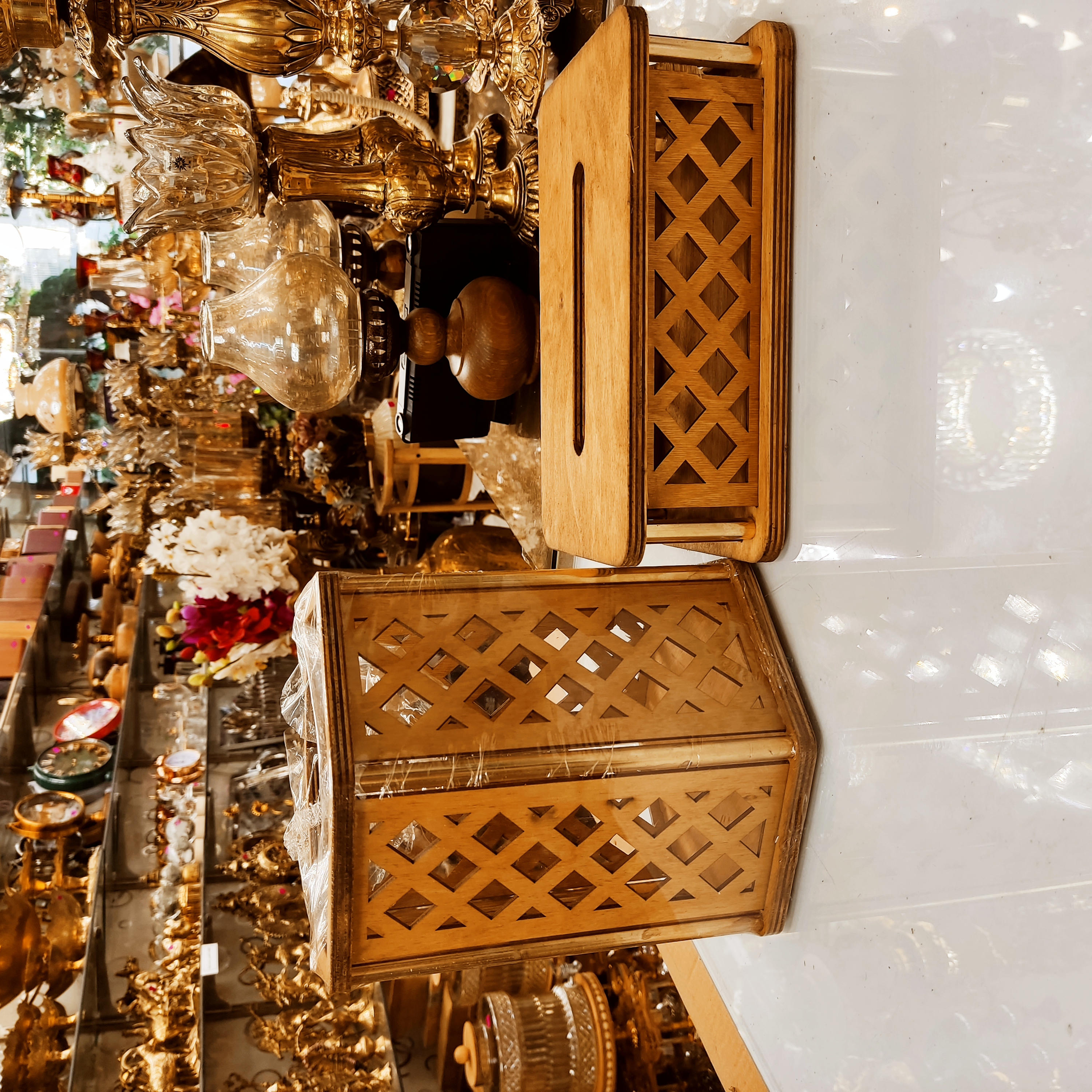 سطل چ جادستمال چوبی هیوا