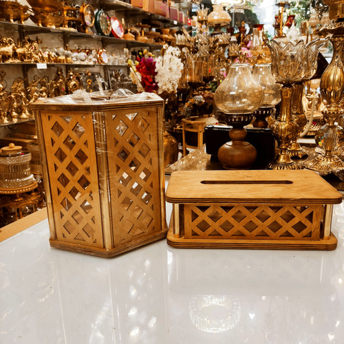 سطل چ جادستمال چوبی هیوا